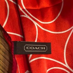 Coach Accessories - COACH 100% Silk Scarf - Cute with a Purse Coach Accessories - COACH 100% Silk Scarf - Cute with a Purse